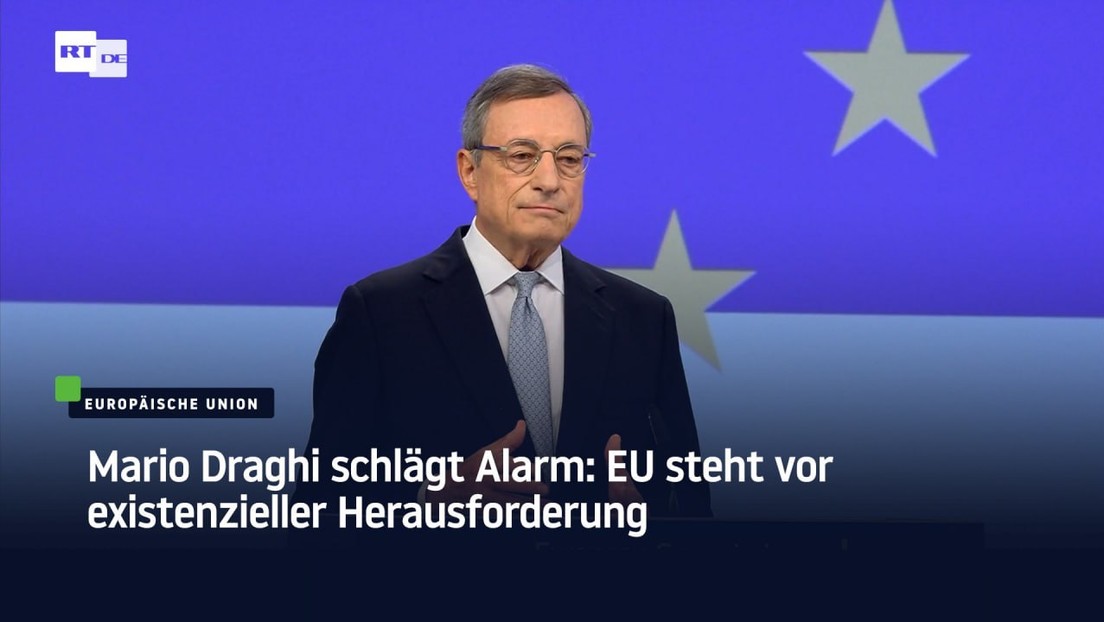 Mario Draghi schlägt Alarm: EU steht vor existenzieller Herausforderung