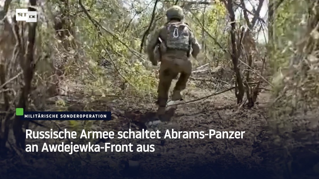 Russische Armee schaltet Abrams-Panzer an Awdejewka-Front aus