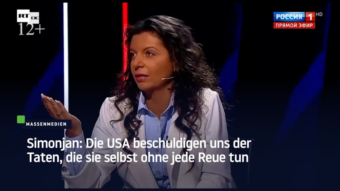 Simonjan: Die USA beschuldigen uns der Taten, die sie selbst ohne jede Reue tun