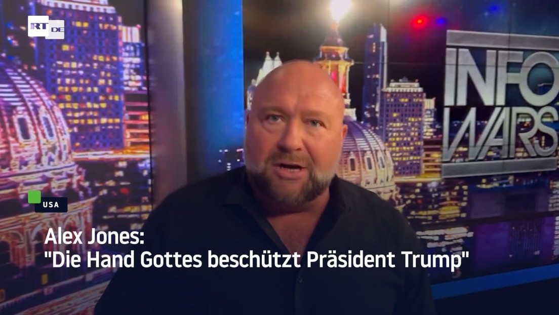 Alex Jones: "Die Hand Gottes beschützt Präsident Trump"