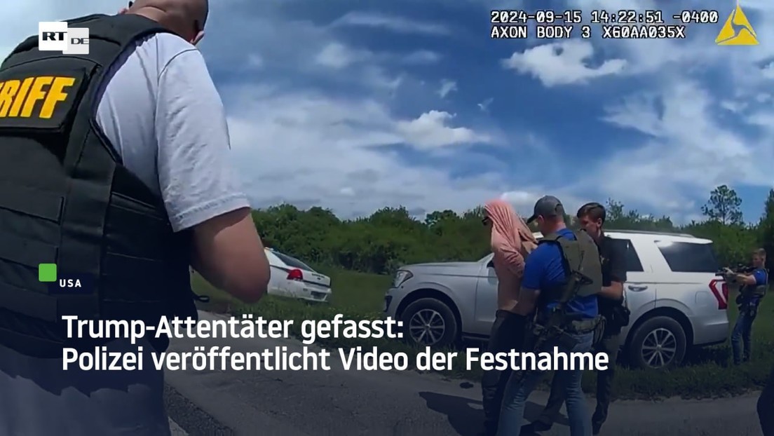 Trump-Attentäter gefasst: Polizei veröffentlicht Video der Festnahme