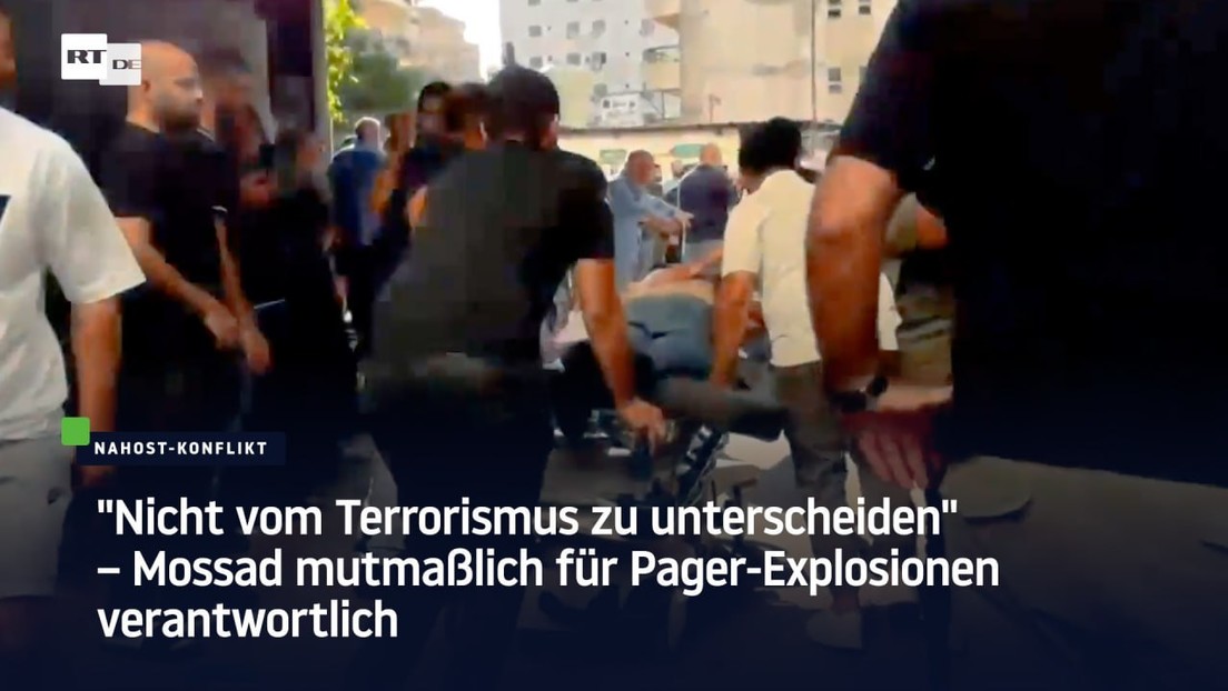 "Nicht vom Terrorismus zu unterscheiden" – Mossad mutmaßlich für Pager-Explosionen verantwortlich