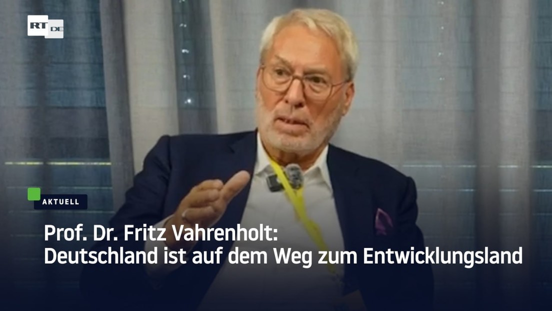 Fritz Vahrenholt: Deutschland ist auf dem Weg zum Entwicklungsland