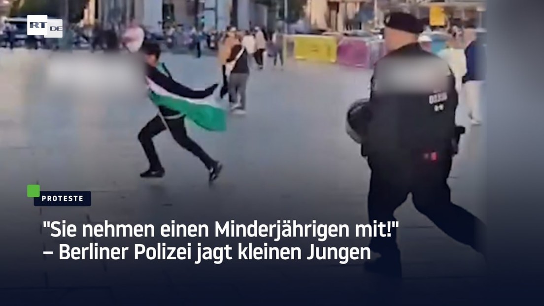 "Sie nehmen einen Minderjährigen mit!" – Berliner Polizei jagt kleinen Jungen