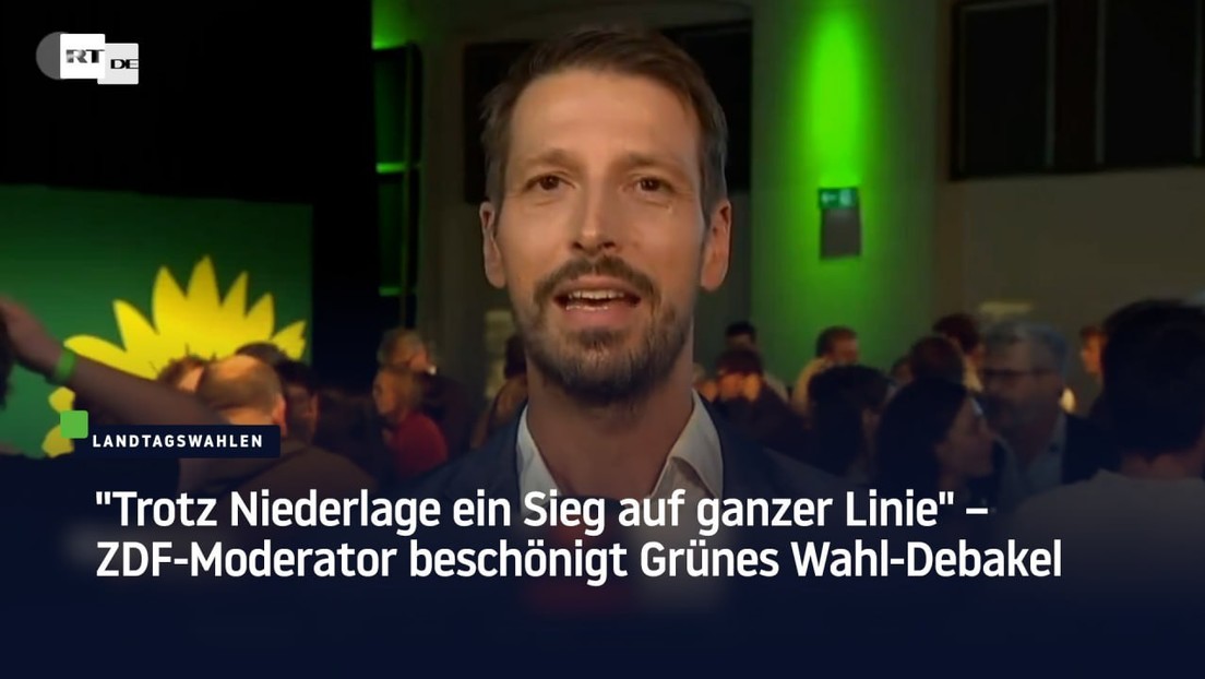 "Trotz Niederlage ein Sieg auf ganzer Linie" – ZDF-Moderator beschönigt Grünes Wahl-Debakel