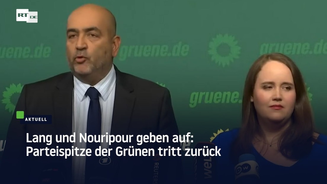 Lang und Nouripour geben auf: Parteispitze der Grünen tritt zurück