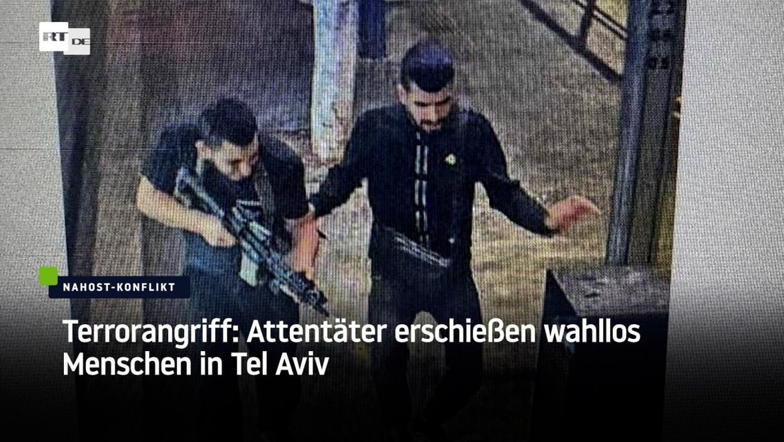 Terrorangriff: Massenschießerei in Tel Aviv (Video)