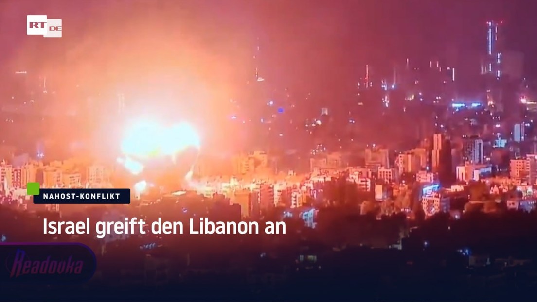 Israel greift den Libanon an