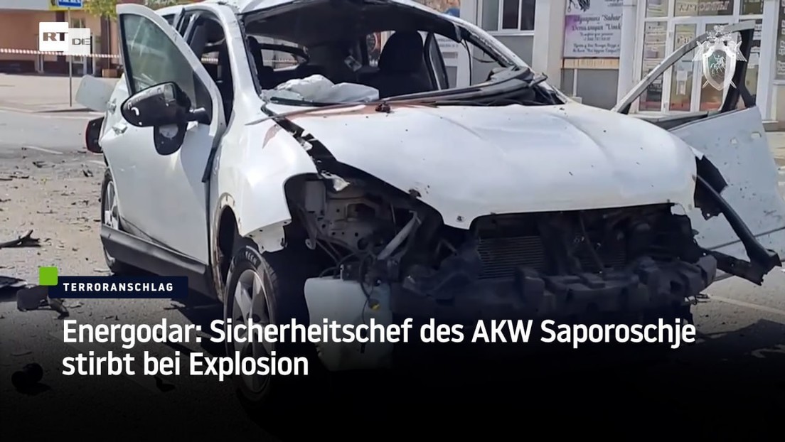 Terroranschlag in Energodar: Sicherheitschef des AKW Saporoschje stirbt bei Explosion