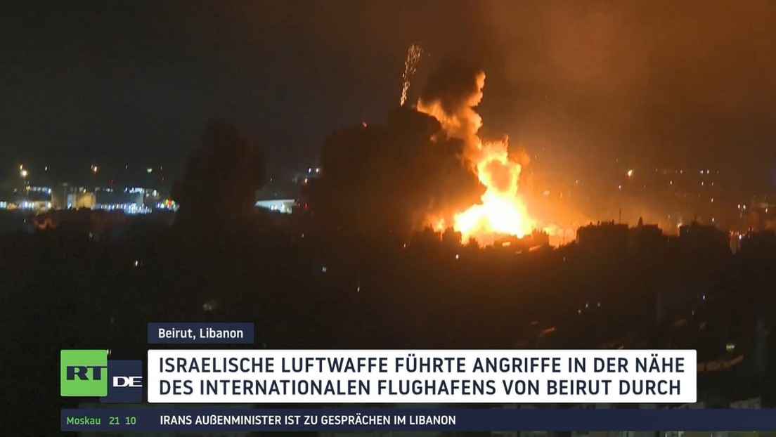 Schwere Explosionen am Flughafen von Beirut: Israel setzt Angriffe auf den Libanon fort