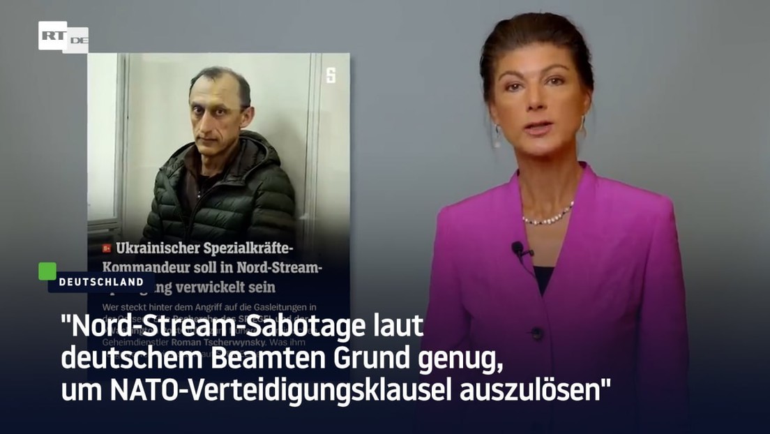 "Die Chronik eines Jahrhundertskandals" – Wagenknecht über Nord-Stream-Enthüllungen