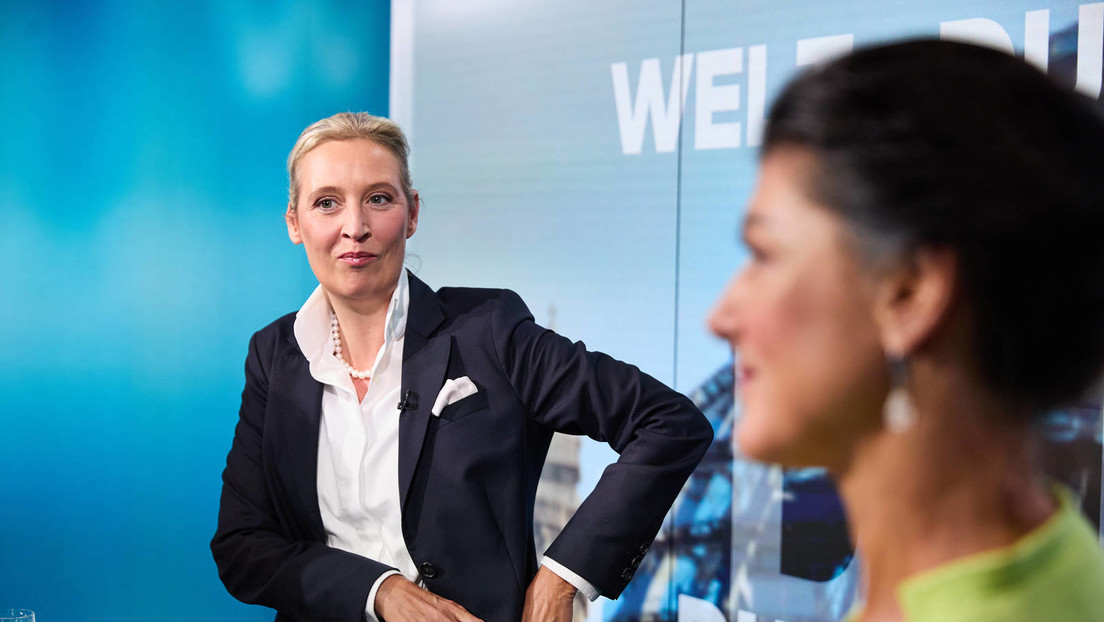 Sondierungsversuche? Weidel und Wagenknecht beziehen Stellung in Fernsehdebatte