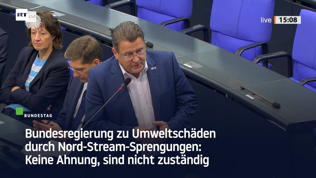 Bundesregierung zu Umweltschäden durch Nord-Stream-Sprengungen: Keine Ahnung, sind nicht zuständig