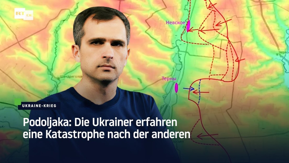 Podoljaka: Die Ukrainer erfahren eine Katastrophe nach der anderen