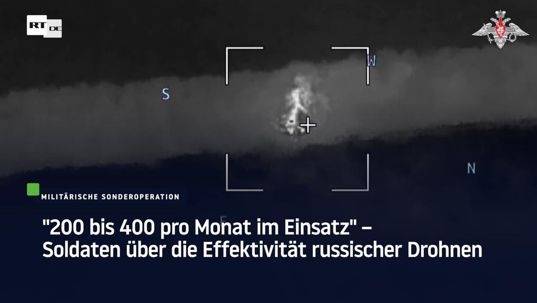 "200 bis 400 pro Monat im Einsatz" – Soldaten über die Effektivität russischer Drohnen