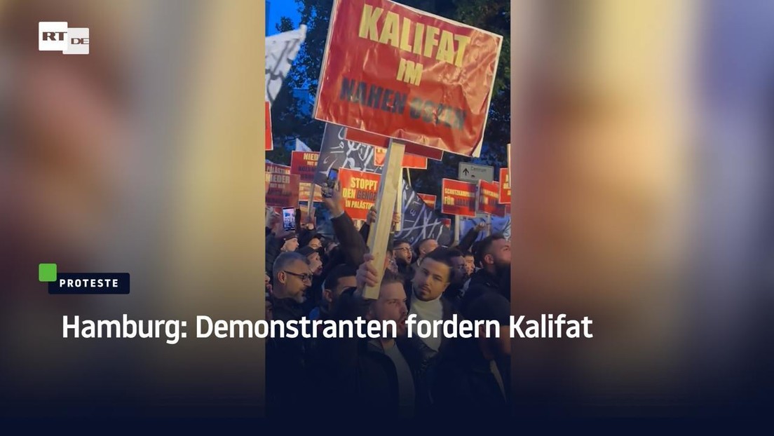 Hamburg: Demonstranten fordern Kalifat