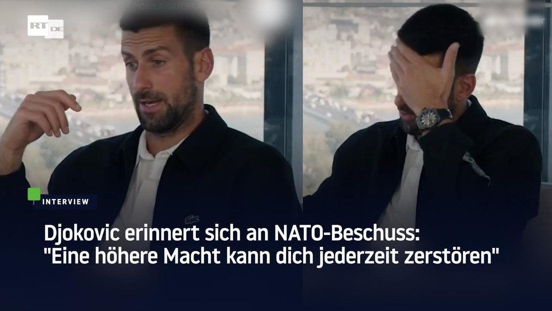 Djokovic erinnert sich an NATO-Beschuss: "Eine höhere Macht kann dich jederzeit zerstören"