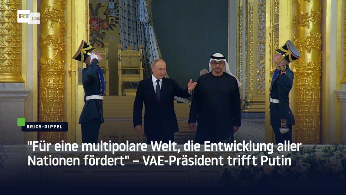 "Für eine multipolare Welt, die Entwicklung aller Nationen fördert" – VAE-Präsident trifft Putin