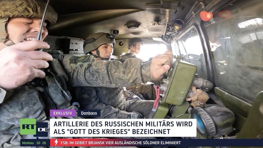 RT DE-Exklusiv: Artillerie des russischen Militärs wird als "Gott des Krieges" bezeichnet