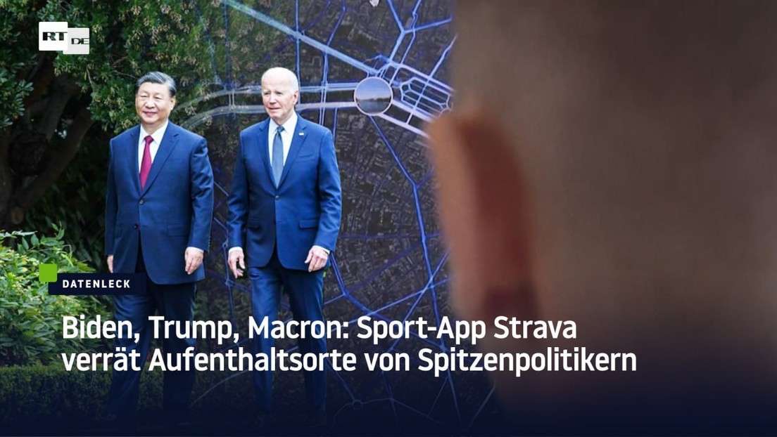 Biden, Trump, Macron: Sport-App Strava verrät Aufenthaltsorte von Spitzenpolitikern