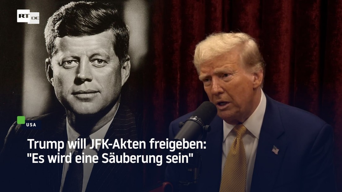 Trump will JFK-Akten freigeben: "Es wird eine Säuberung sein"