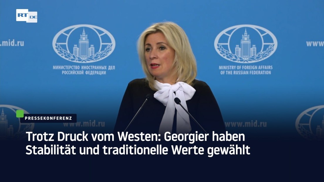 Trotz Druck vom Westen: Georgier haben Stabilität und traditionelle Werte gewählt