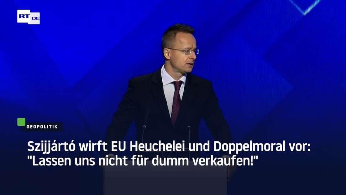 Szijjártó wirft EU Heuchelei und Doppelmoral vor: "Lassen uns nicht für dumm verkaufen!"