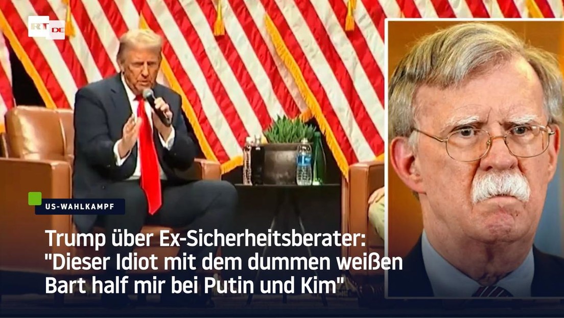 Trump über Bolton: "Dieser Idiot mit dem dummen Bart half mir bei Putin und Kim"