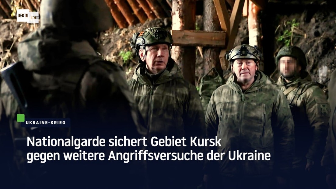 Nationalgarde sichert Gebiet Kursk gegen weitere Angriffsversuche der Ukraine