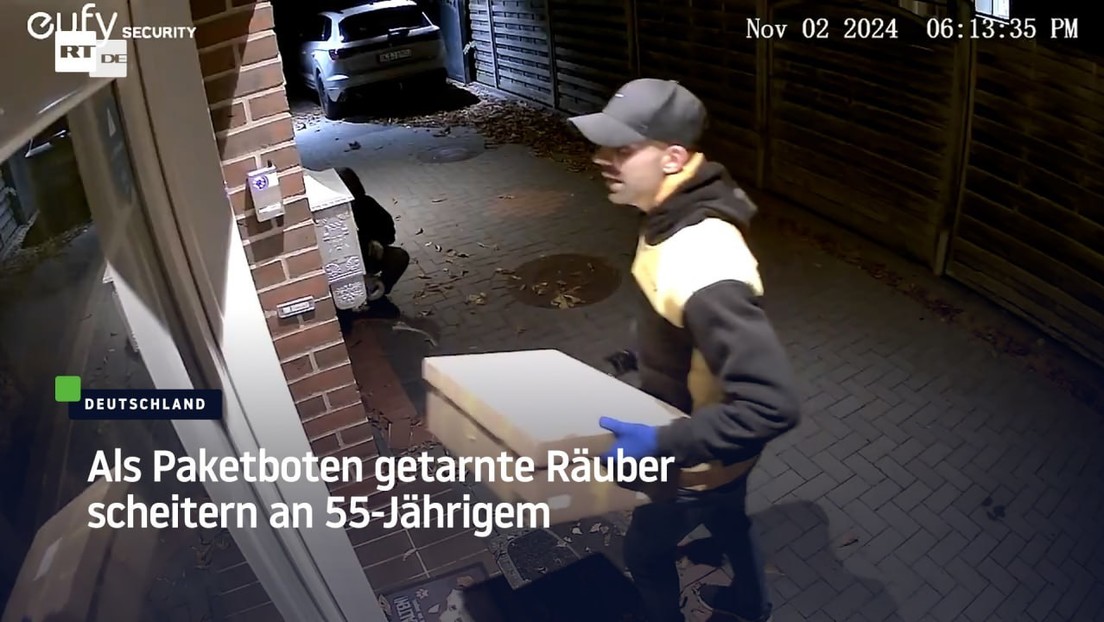 Als Paketboten getarnte Räuber scheitern an 55-Jährigem