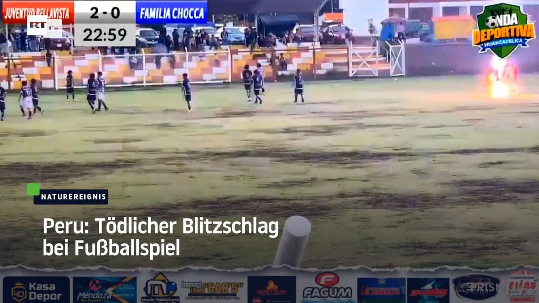 Peru: Tödlicher Blitzschlag bei Fußballspiel