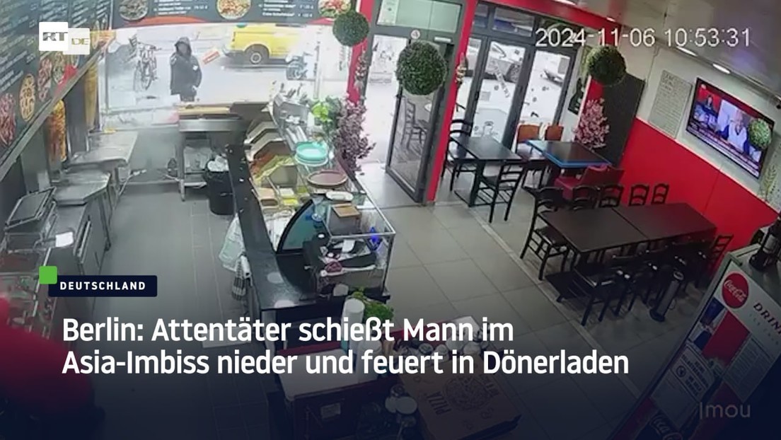 Berlin: Attentäter schießt Mann im Asia-Imbiss nieder und feuert in Dönerladen