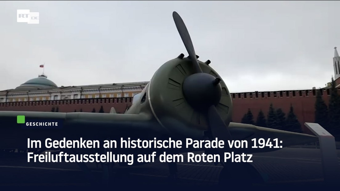 Im Gedenken an historische Parade von 1941: Freiluftausstellung auf dem Roten Platz