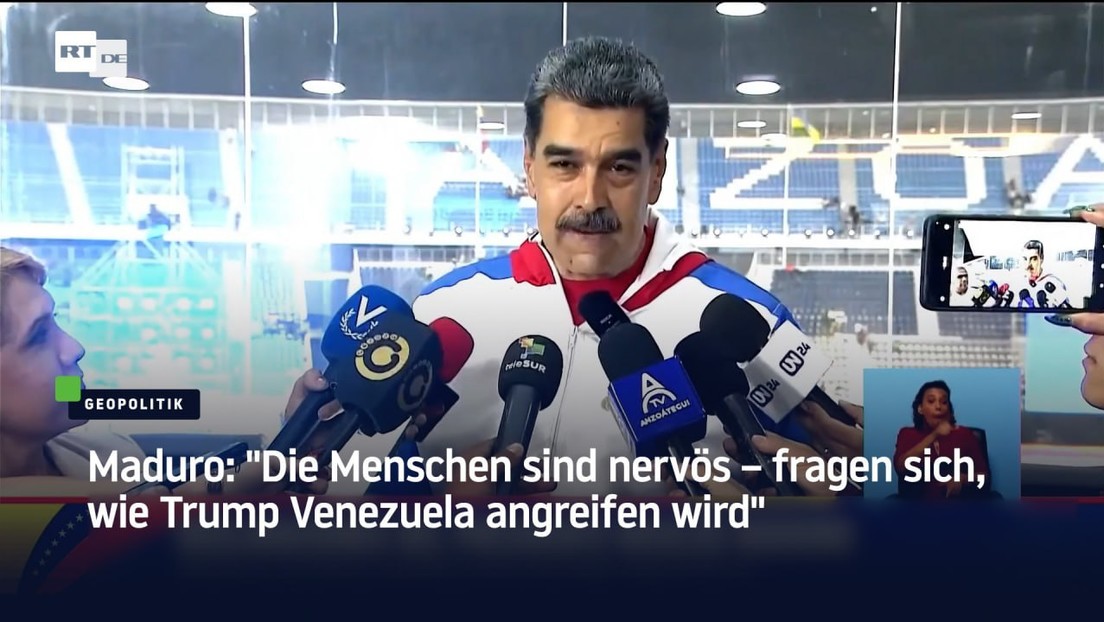 Maduro: "Die Menschen fragen sich, wie Trump Venezuela angreifen wird"