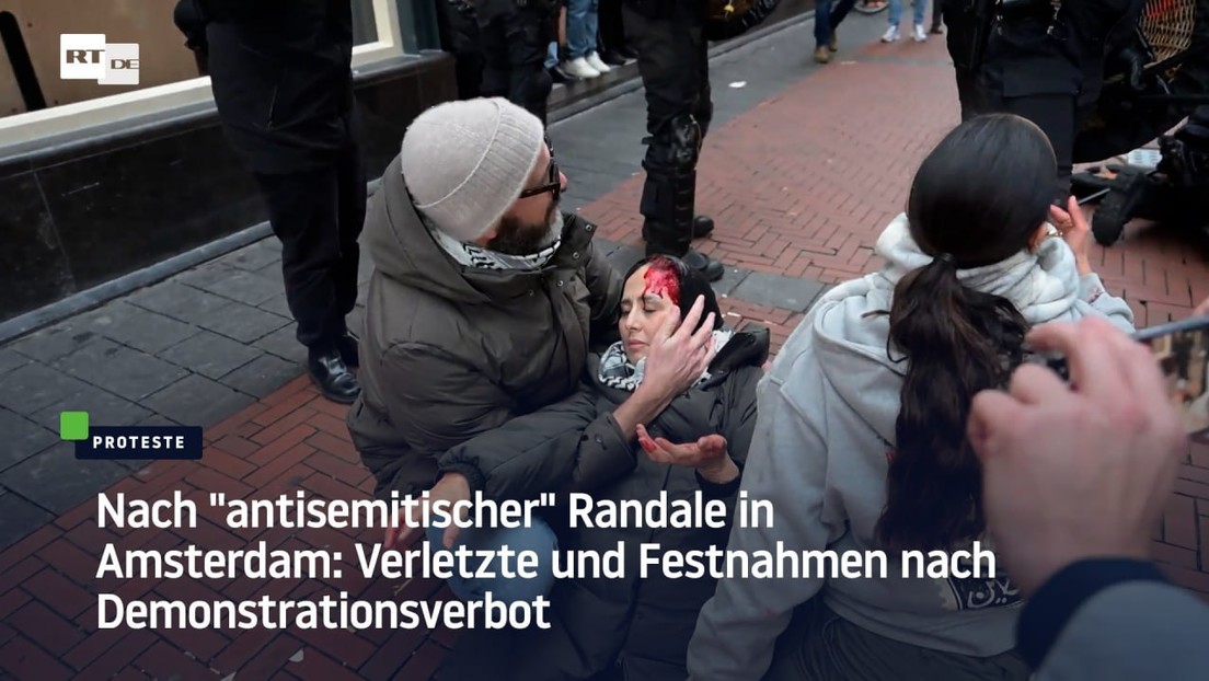 Nach "antisemitischer" Randale in Amsterdam: Verletzte und Festnahmen nach Demonstrationsverbot