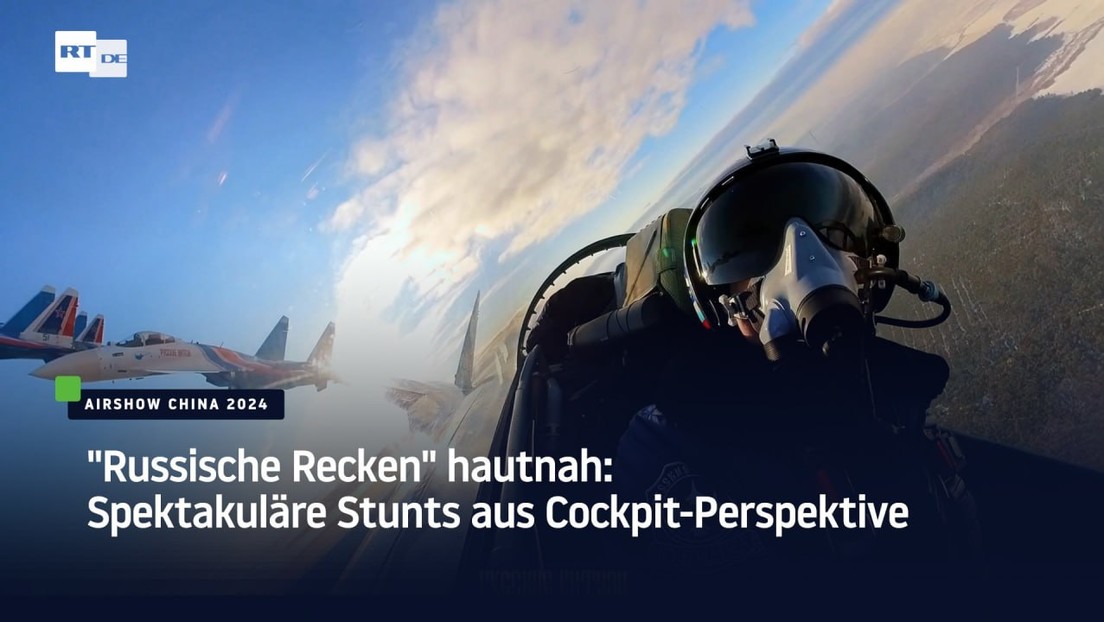 "Russische Recken" hautnah: Spektakuläre Stunts aus Cockpit-Perspektive