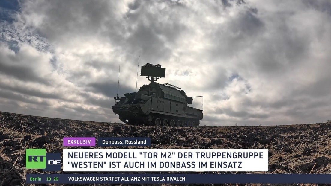 Exklusiv von der Donbass-Front: Luftabwehrkomplex Tor-M2 im Einsatz