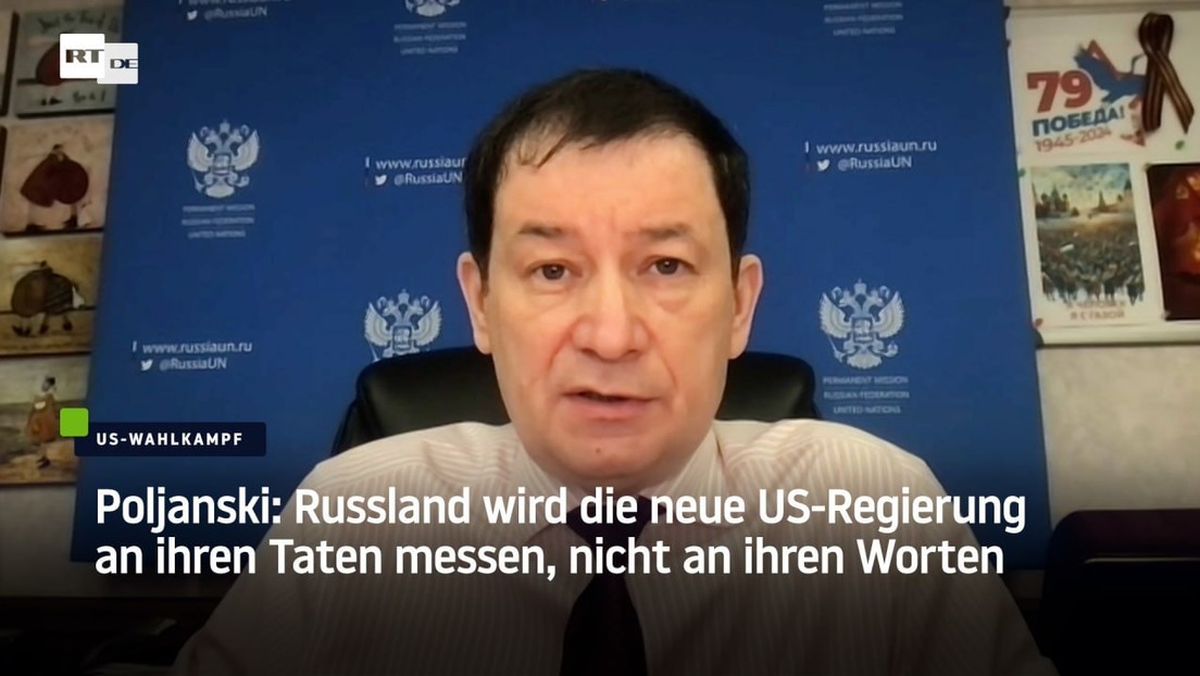 Poljanski: Russland wird die neue US-Regierung an ihren Taten messen, nicht an ihren Worten