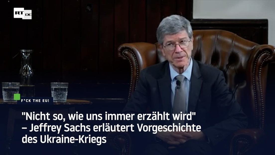 "Nicht so, wie uns immer erzählt wird" – Jeffrey Sachs erläutert Vorgeschichte des Ukraine-Kriegs