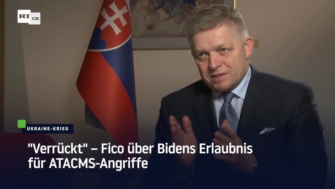 "Verrückt" – Fico über Bidens Erlaubnis für ATACMS-Angriffe