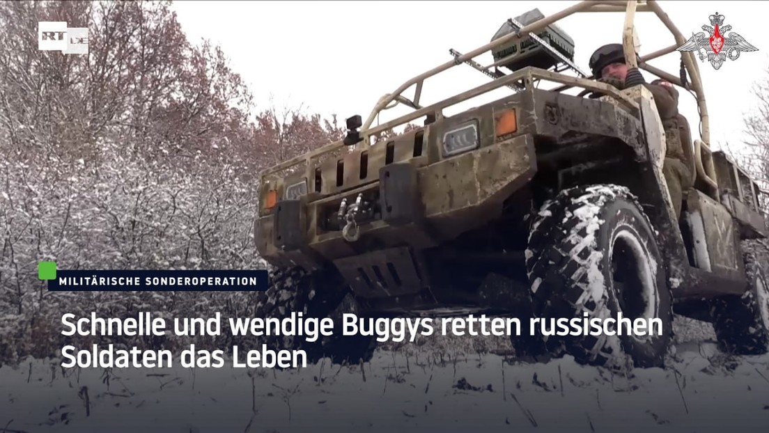 Schnelle und wendige Buggys retten russischen Soldaten das Leben