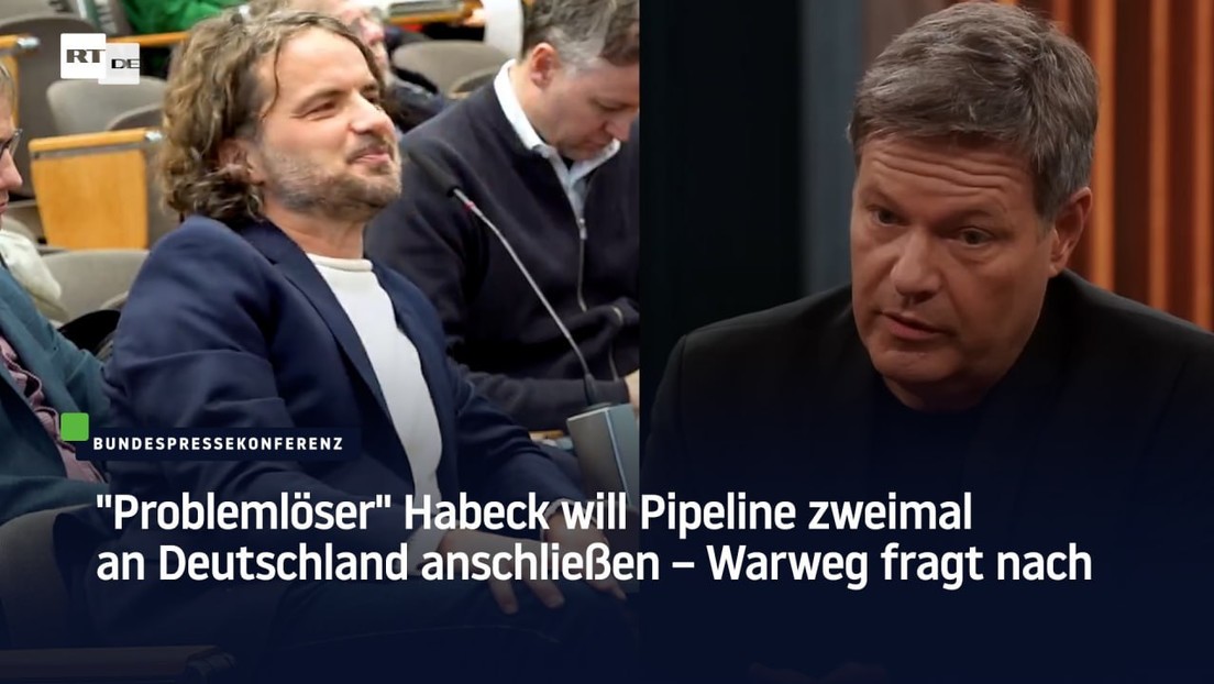 "Problemlöser" Habeck will Pipeline zweimal an Deutschland anschließen – Warweg fragt nach