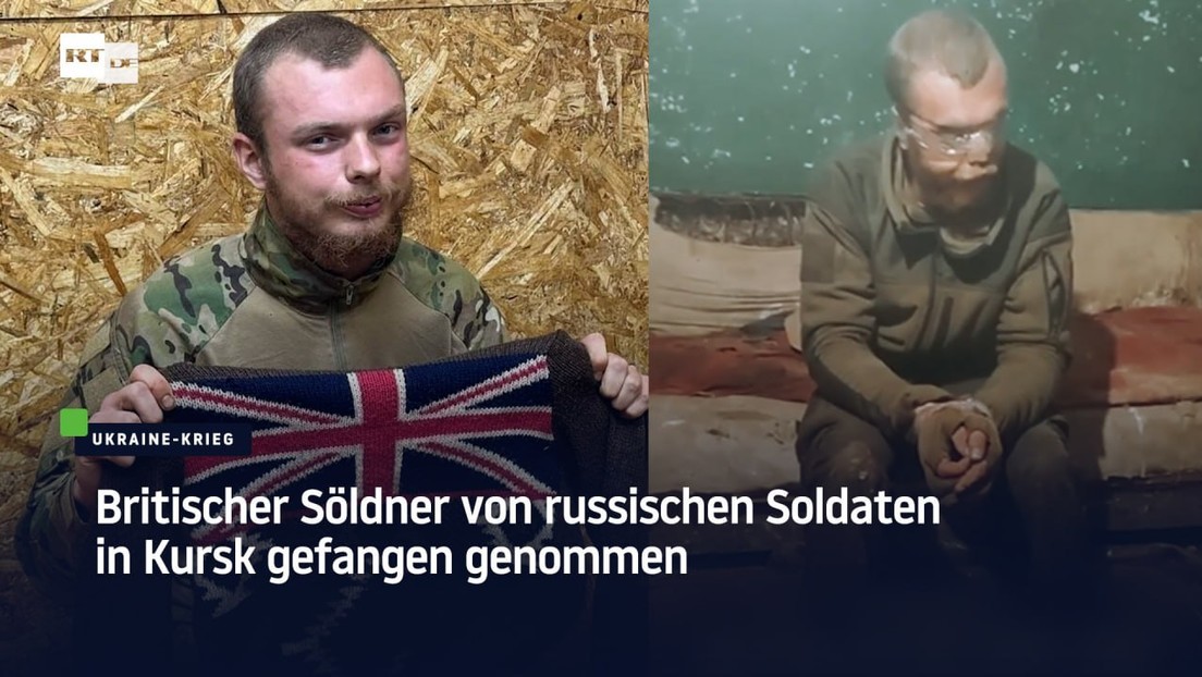 Britischer Söldner von russischen Soldaten in Kursk gefangen genommen