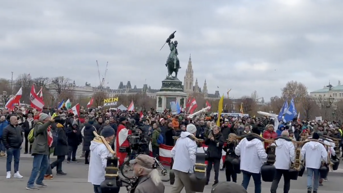 Proteste in Wien: Friedensdemonstration gegen Regierung und Establishment