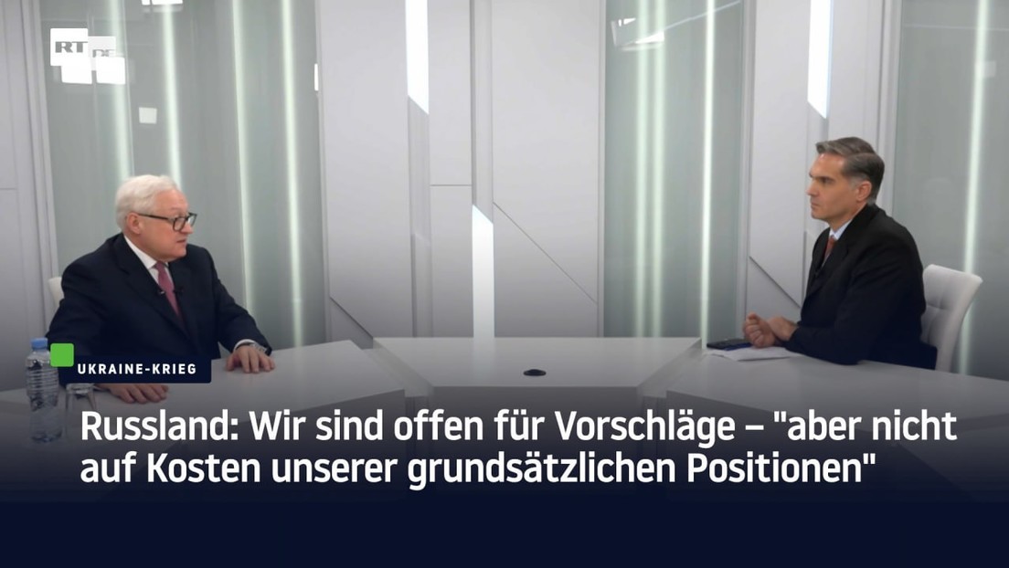 Russland: Wir sind offen für Vorschläge – "aber nicht auf Kosten unserer grundsätzlichen Positionen"