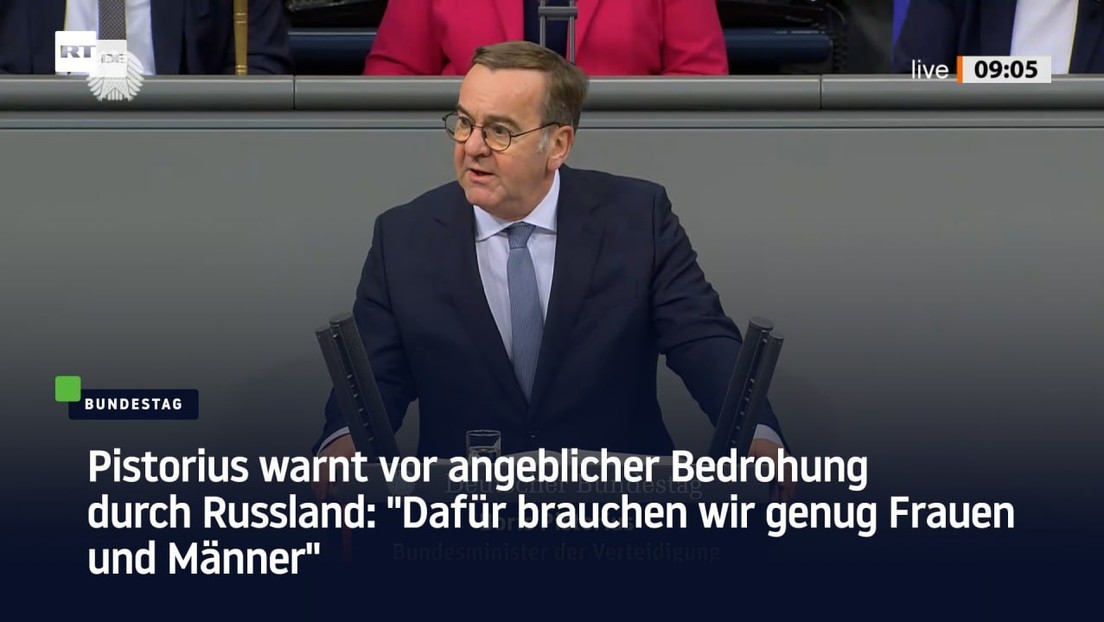 Pistorius warnt vor Bedrohung durch Russland: "Dafür brauchen wir genug Frauen und Männer"