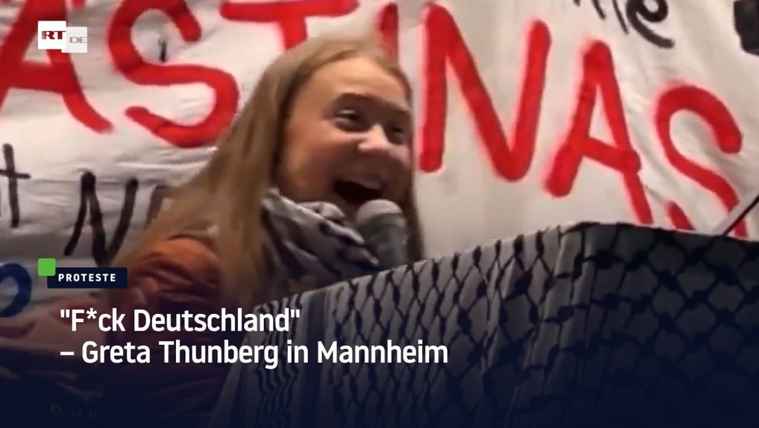 "F*ck Deutschland" – Greta Thunberg in Mannheim