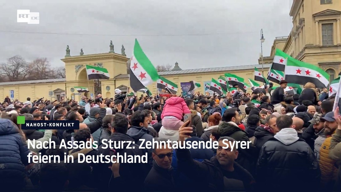 Nach Assads Sturz: Zehntausende Syrer feiern in Deutschland