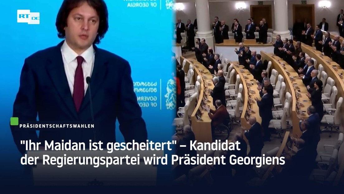 "Ihr Maidan ist gescheitert" – Kandidat der Regierungspartei wird Präsident Georgiens