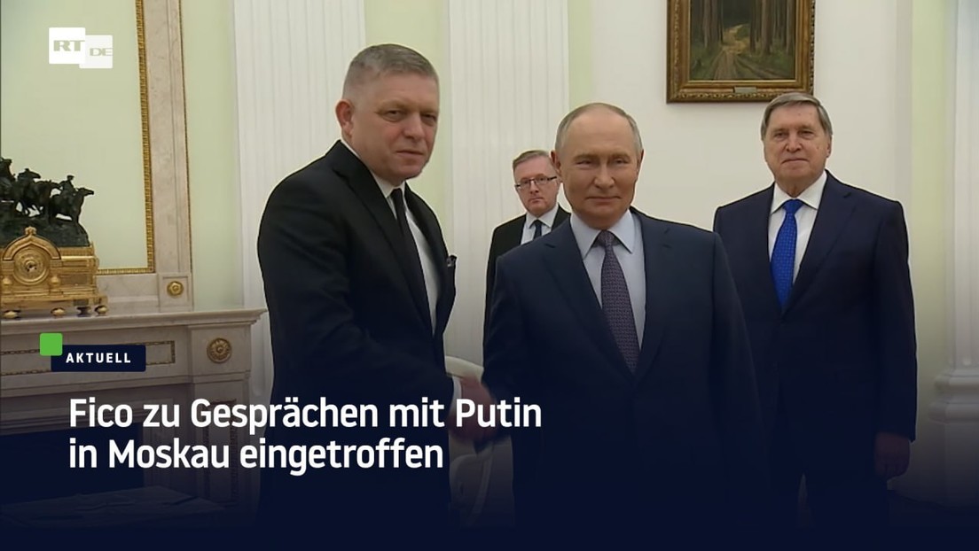 Fico zu Gesprächen mit Putin in Moskau eingetroffen